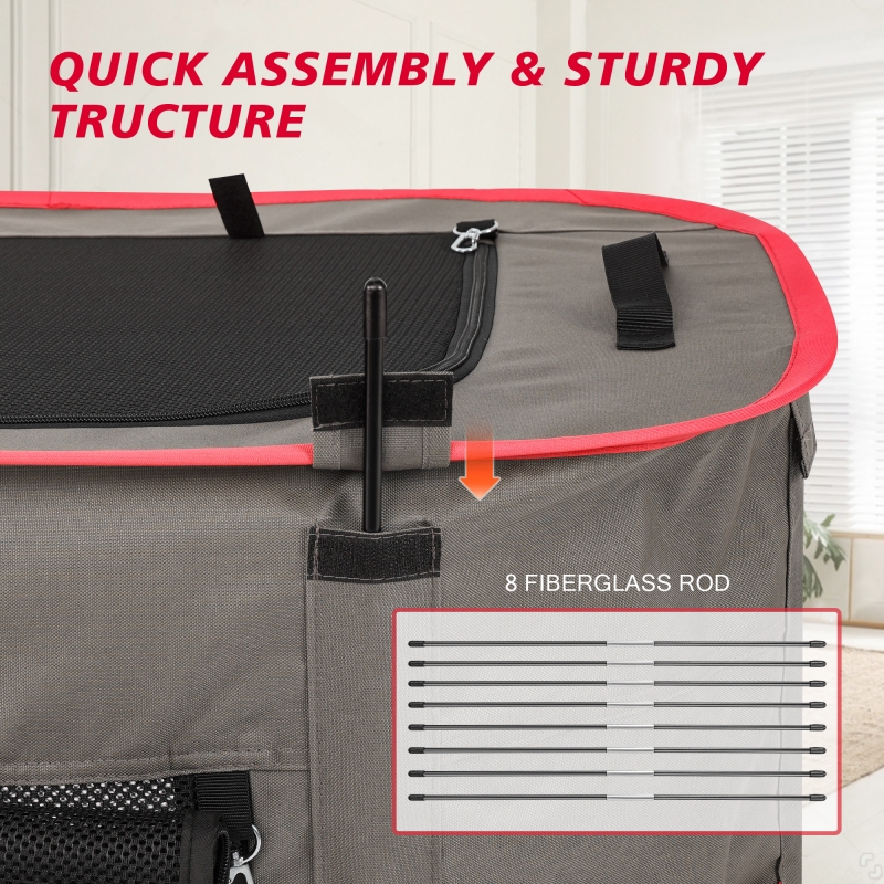 Multi-Purpose Playpen, Foldable Pet Kennel,Great for Indoor and Outdoor Use,Cat Tent