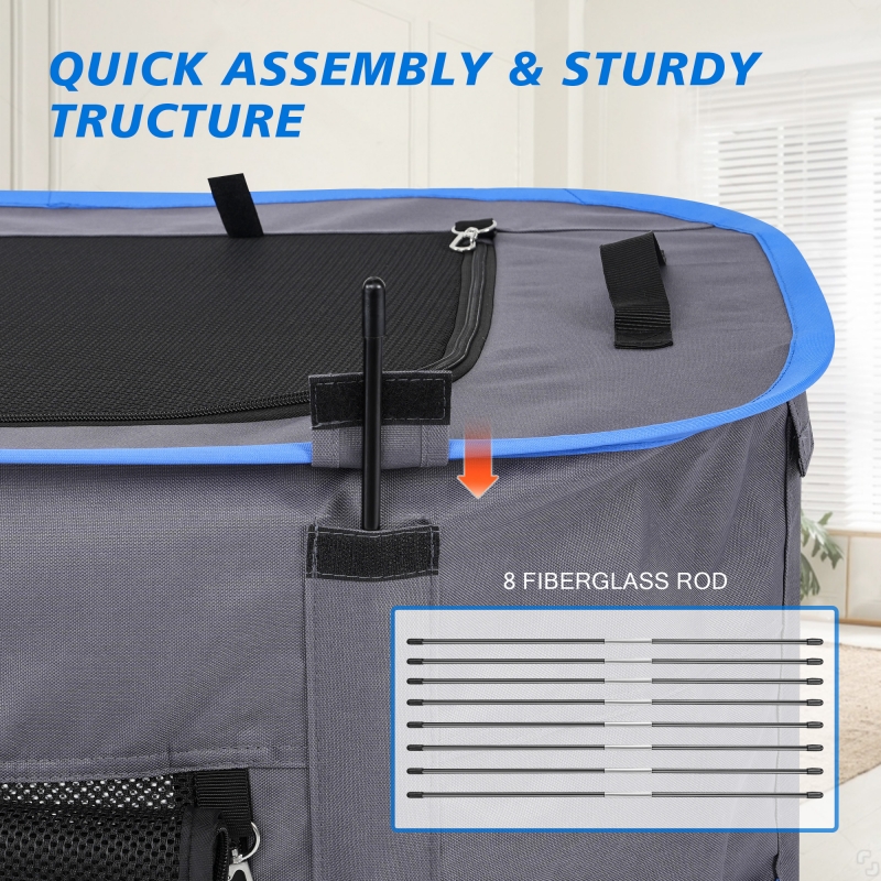 Multi-Purpose Playpen, Foldable Pet Kennel,Great for Indoor and Outdoor Use,Cat Tent