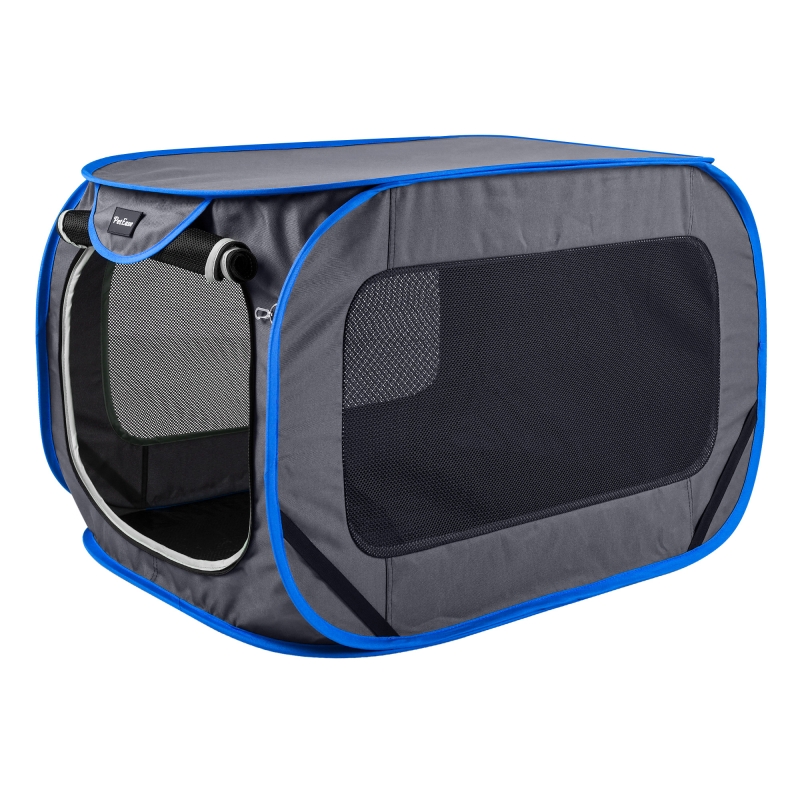 38inches Large pop up dog kennel,collapsible travel pet crate, indoor and outdoor portable dog enclosure