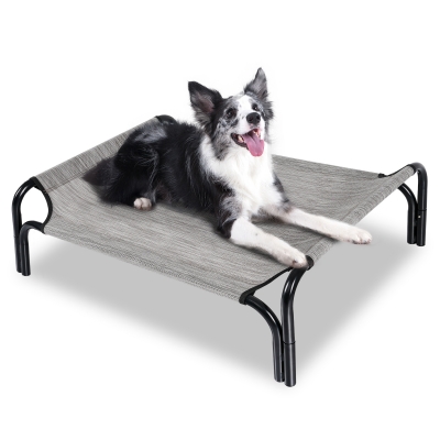 Medium Cooling Elevated Dog Bed,Portable Dog Cot,with Washable Mesh and Powerful Anti-Slip Feet,Durable for Both Indoor and Outdoor