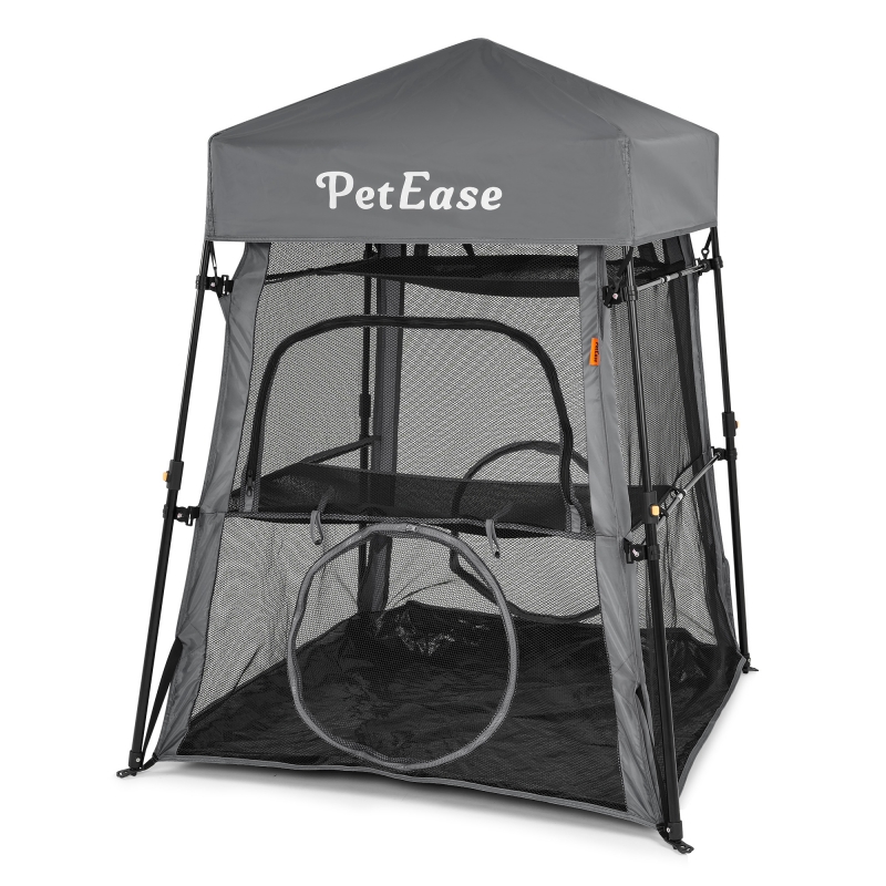 Cat Tower Tent,Outdoor Patio Cat Enclosures with Breathable Mesh,Indoor Playpen Portable Exercise Tent